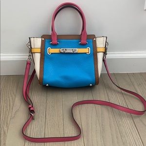 Coach Limited Addition Multi-Color Cross Body Purse